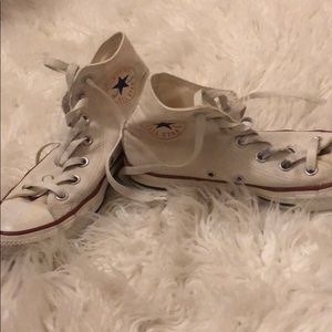 White high top Converse!